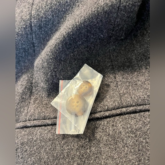 L.L. Bean Jacket Womens SZ 8 Charcoal Gray Wool Cashmere Blend Blazer Cl… - Picture 8 of 11